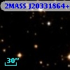 2MASS J20331864+4116066