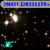 2MASS J20331179+4118253