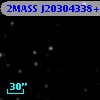2MASS J20304338+4139520