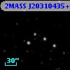 2MASS J20310435+4143105