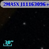 2MASX J11163096+5438130