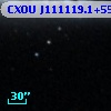 CXOU J111119.1+553835