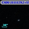 CXOU J111129.2+553621