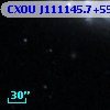 CXOU J111145.7+553857