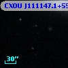 CXOU J111147.1+553843