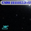 CXOU J111152.3+553920