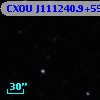 CXOU J111240.9+553825