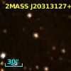 2MASS J20313127+4141548