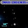 2MASS J20313635+4149483