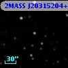 2MASS J20315204+4139264