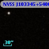 NVSS J103345+540033