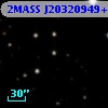 2MASS J20320949+4157045