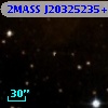 2MASS J20325235+4137409