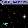 2MASS J20332247+4132010