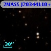 2MASS J20344110+4123427
