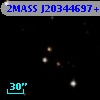 2MASS J20344697+4114575