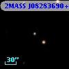 2MASS J08283690+4100518