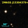 2MASS J15304379+3904356
