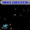 2MASS J20323320+4116073