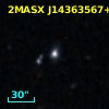 2MASX J14363567+4433515