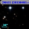 2MASS J20330485+4107466