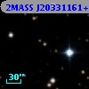 2MASS J20331161+4108440
