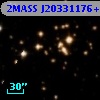 2MASS J20331176+4113025