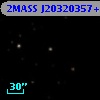 2MASS J20320357+4101006