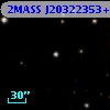 2MASS J20322353+4106077