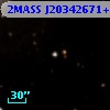 2MASS J20342671+4104013