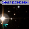 2MASS J20342949+4106204