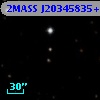 2MASS J20345835+4102287