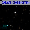 2MASS J20314376+4135548
