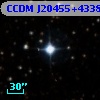 CCDM J20455+4338AB