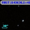FIRST J143636.1+411154