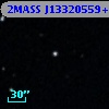 2MASS J13320559+4633285