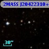2MASS J20422310+4305115