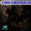 CXOU J205328.9+432659