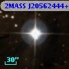 2MASS J20562444+4354024