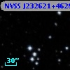 NVSS J232621+462811