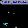 2MASS J10313450+4541412