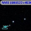 NVSS J101522+453609