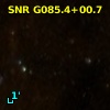 SNR G085.4+00.7