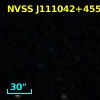 NVSS J111042+455746