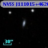 NVSS J111015+462649