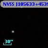 NVSS J105633+453840