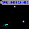 NVSS J103309+430110