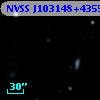 NVSS J103148+435519