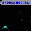 [SP2002] J030428.4+153150
