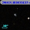 2MASX J03035637+0050194